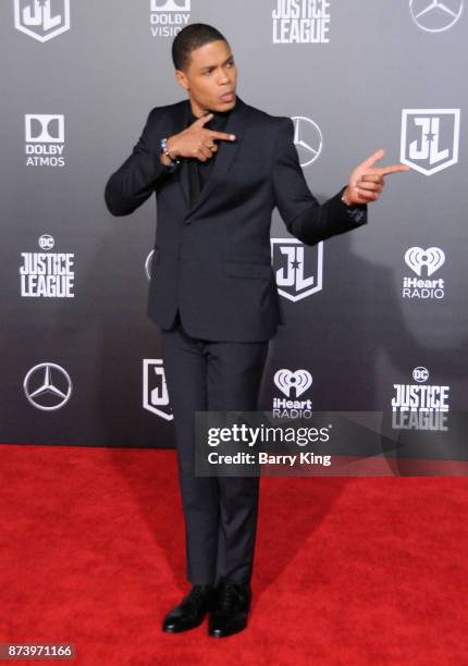 Actor Ray Fisher attends the premiere of Warner Bros. Pictures' 'Justice League' at Dolby Theatre on November 13, 2017 in Hollywood, California.