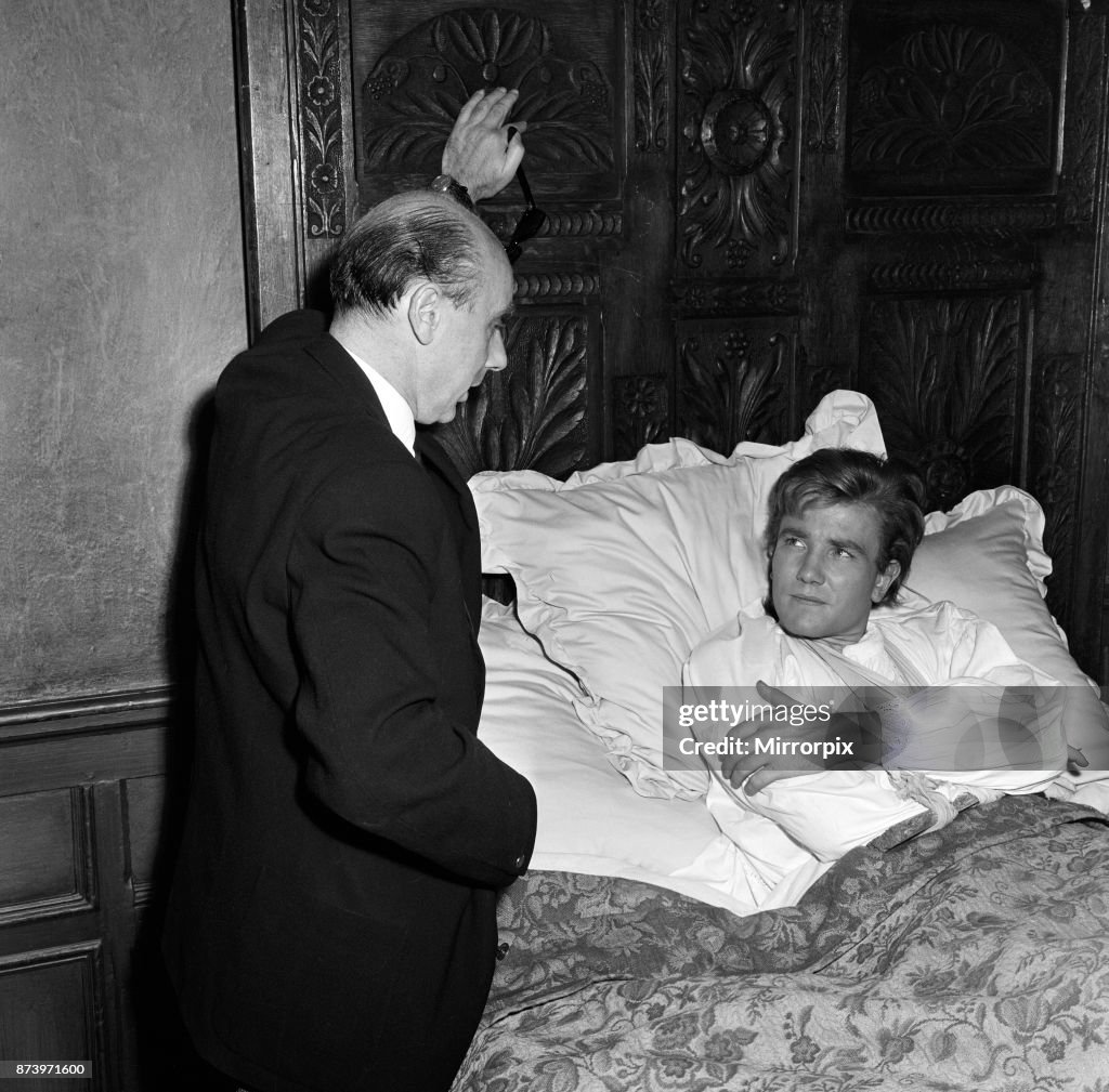 Albert Finney with Donald Zec