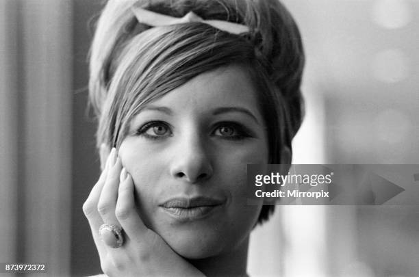 Barbra Streisand, Actress and Singer, Photo-call, London, 20th March 1966.