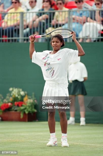 The finals of the DFS Classic at Edgbaston Priory, United States Lori McNeil defeated United States Zina Garrison-Jackson 6-4, 2-6, 6-3, 13th June...