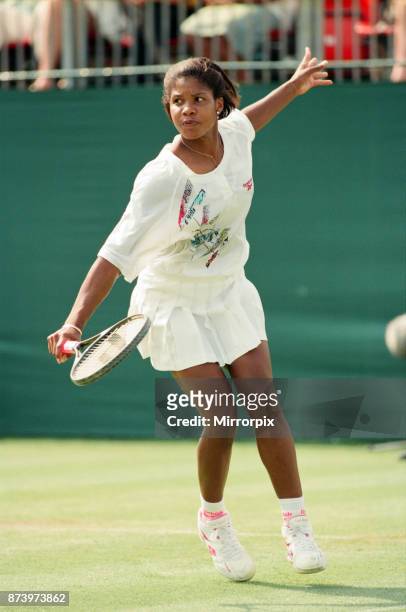 The finals of the DFS Classic at Edgbaston Priory, United States Lori McNeil defeated United States Zina Garrison-Jackson 6-4, 2-6, 6-3, 13th June...