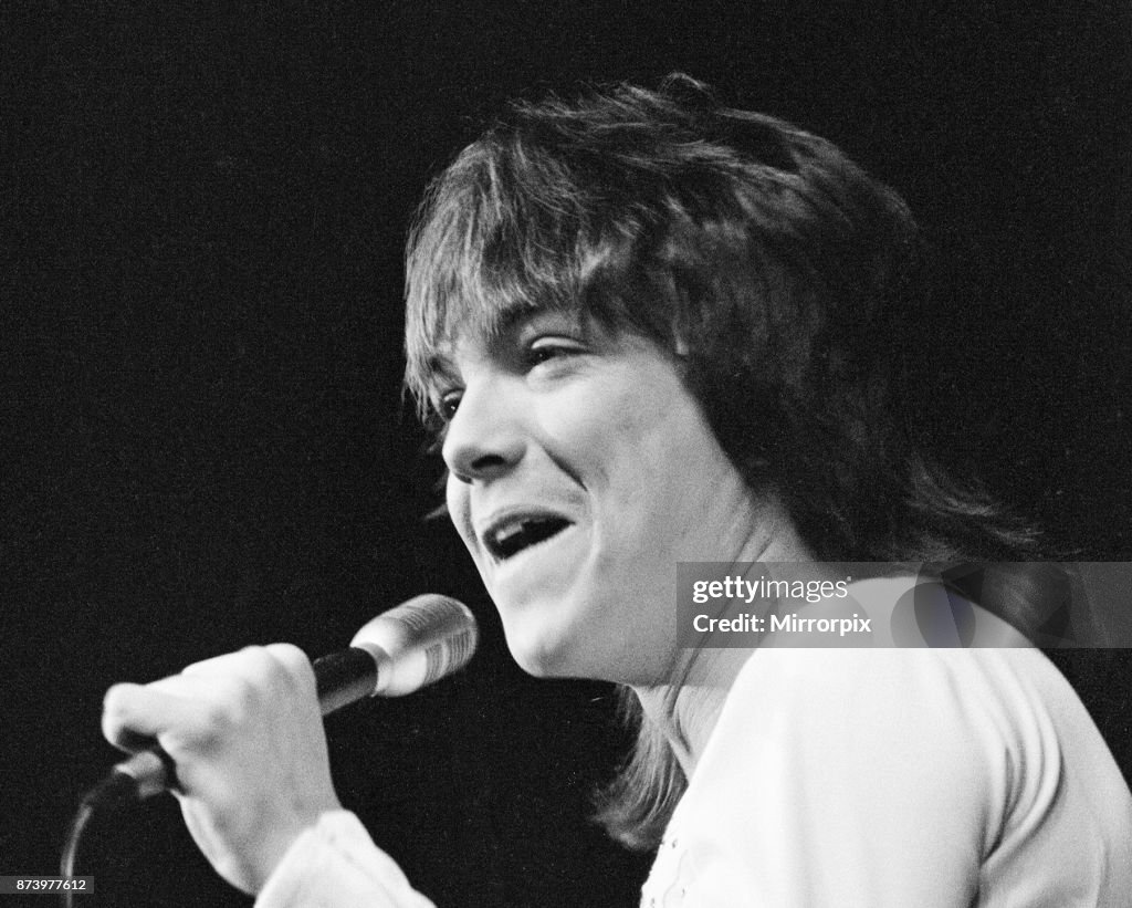 David Cassidy in concert at Wembley Arena London