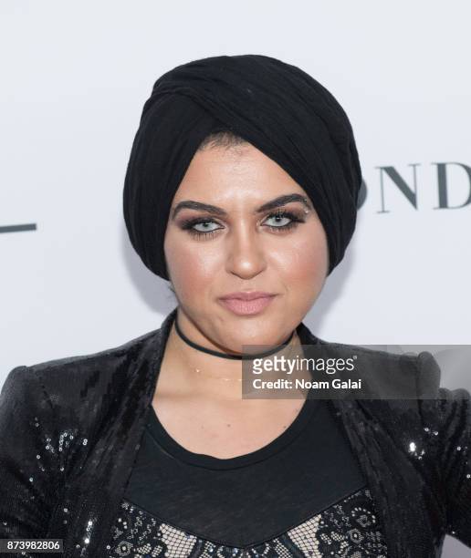 Amani Al-Khatahtbeh attends the 2017 Glamour Women of The Year Awards at Kings Theatre on November 13, 2017 in New York City.