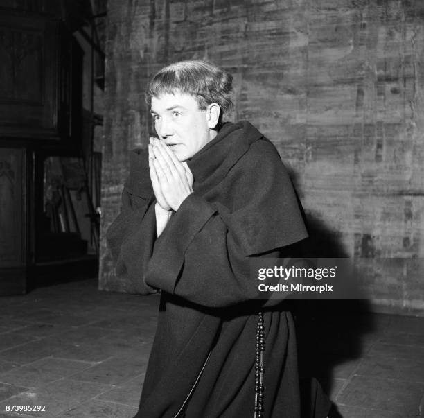 Final rehearsals took place at the Royal Court Theatre of the play 'Luther' by John Osbourne. The lead part of the Martin Luther is played by Albert...