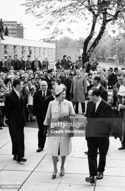 The Queen and Duke arrive at Kenrick House, Birmingham, 24th May 1963.