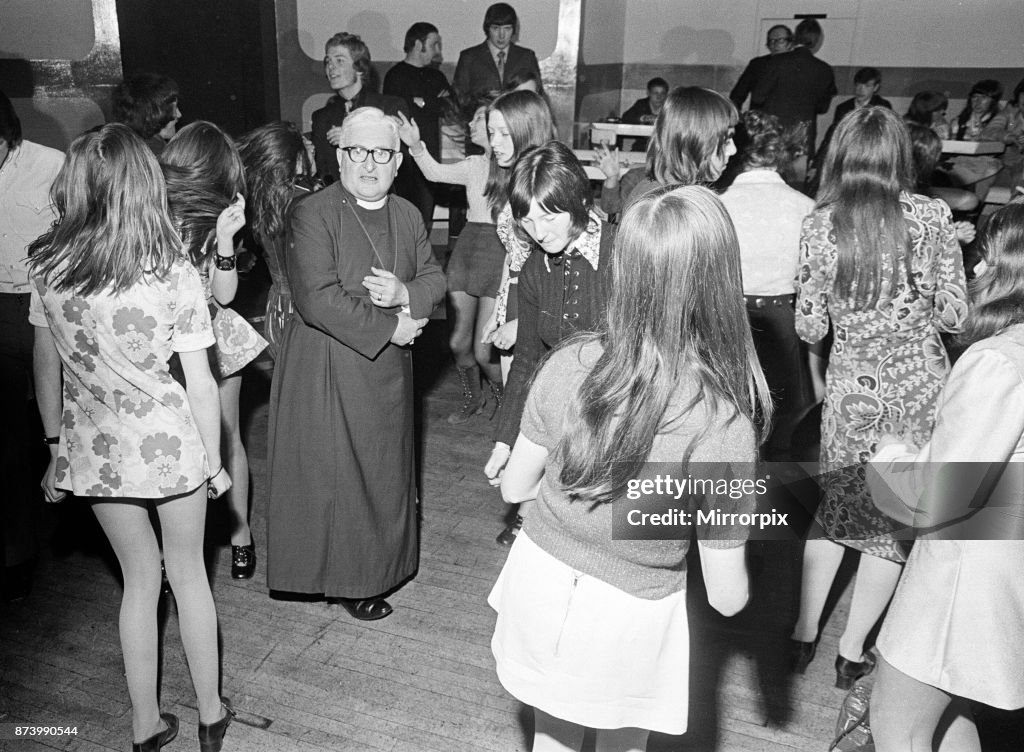 The Bishop of Durham Dr Ian Ramsey at a Disco