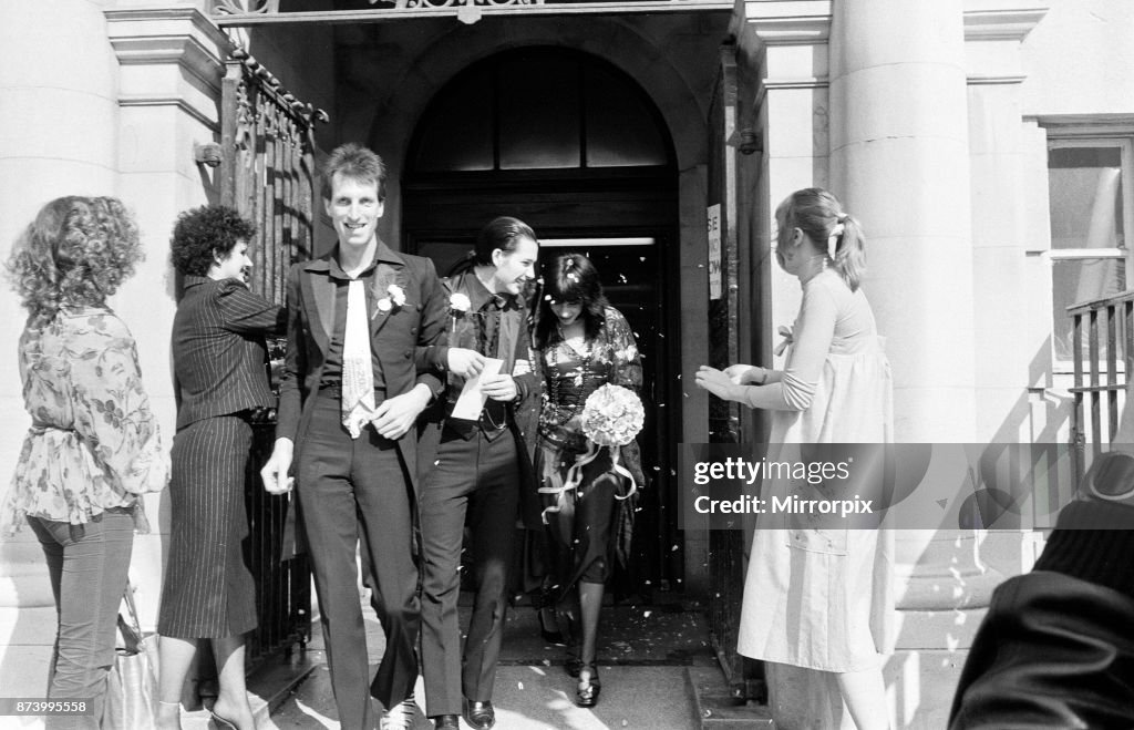 The Wedding of Dave Vanian and Laurie Glendon