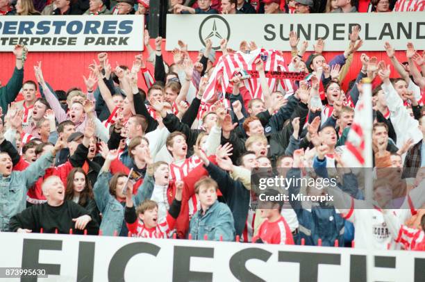 Sunderland 3-0 Everton, Premier league match at Roker Park, the last match played at Roker Park, Saturday 3rd May 1997, our picture shows Sunderland...