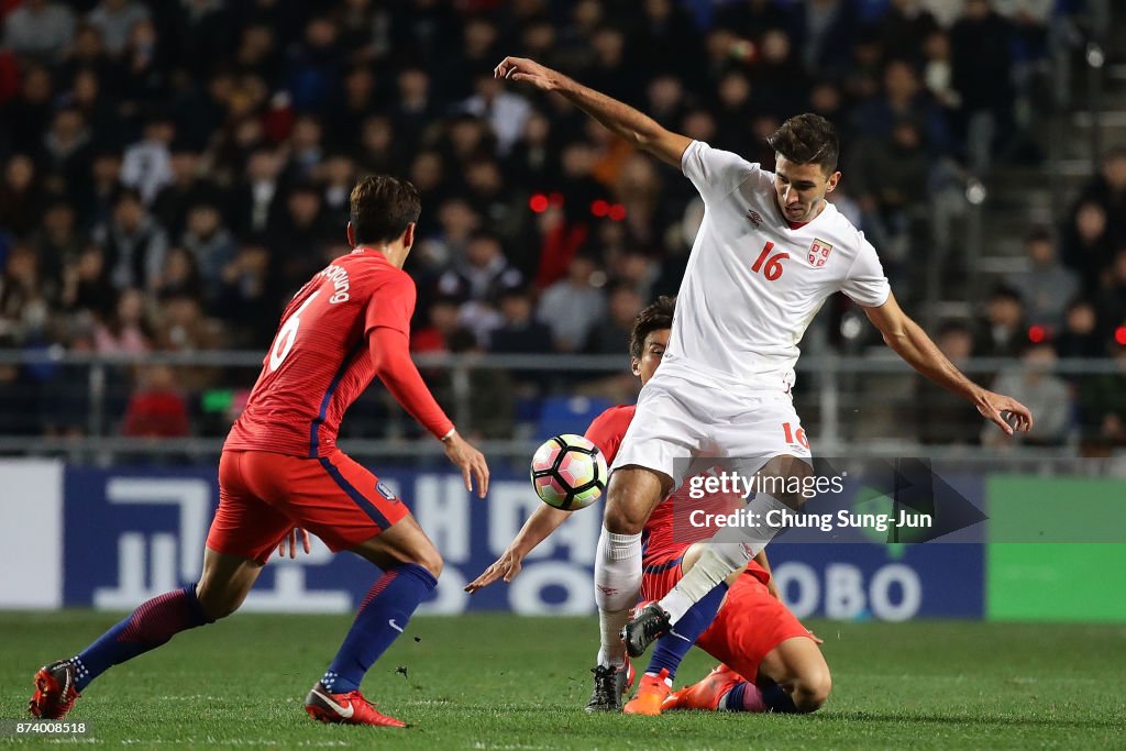 South Korea v Serbia - International Friendly