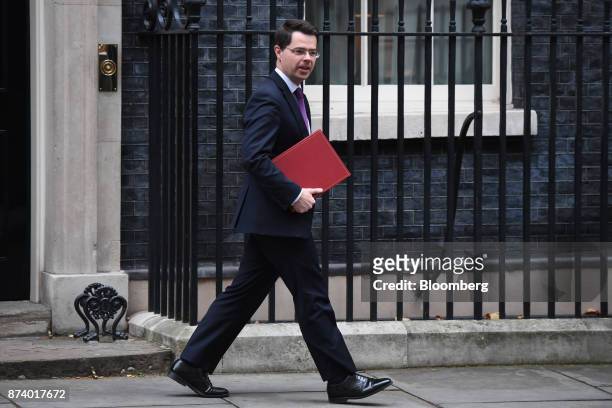 James Brokenshire, U.K. Northern Ireland secretary, leaves following a cabinet meeting at number 10 Downing Street in London, U.K., on Tuesday, Nov....
