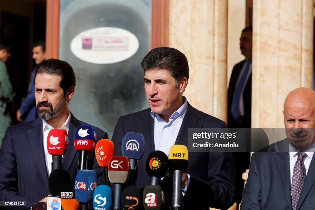 Nechirvan Barzani in Sulaymaniyah