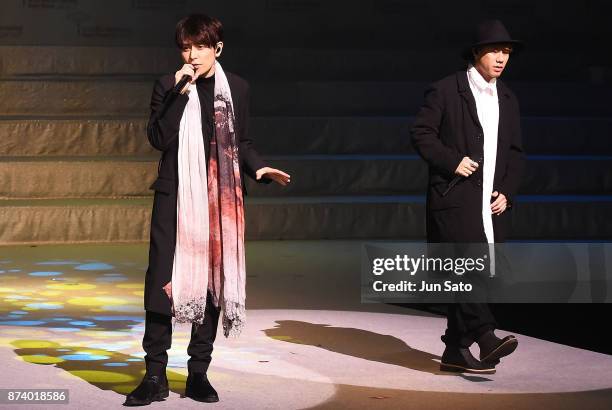 Chemistry performs onstage during the Miss International Beauty Pageant 2017 at the Tokyo Dome City Hall on November 14, 2017 in Tokyo, Japan.