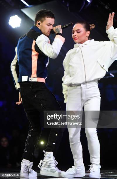 Liam Payne performs on stage during the MTV EMAs 2017 held at The SSE Arena, Wembley on November 12, 2017 in London, England.