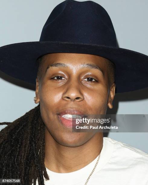 Actress Lena Waithe attends NBCUniversal's press junket at Beauty & Essex on November 13, 2017 in Los Angeles, California.