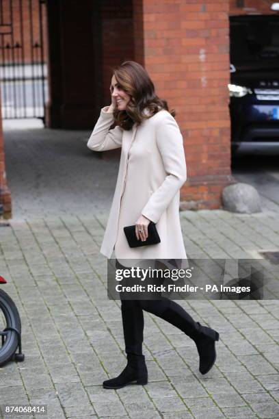 The Duchess of Cambridge visits Family Action at Hornsey Road Children's Centre, London.