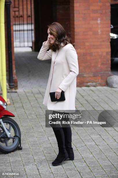 The Duchess of Cambridge visits Family Action at Hornsey Road Children's Centre, London.