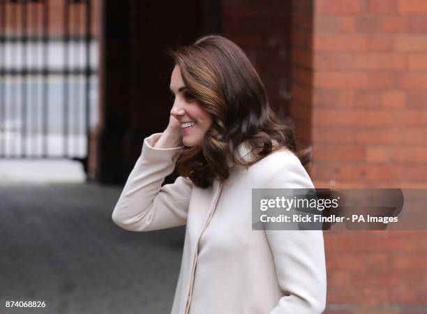 The Duchess of Cambridge visits Family Action at Hornsey Road Children's Centre, London.