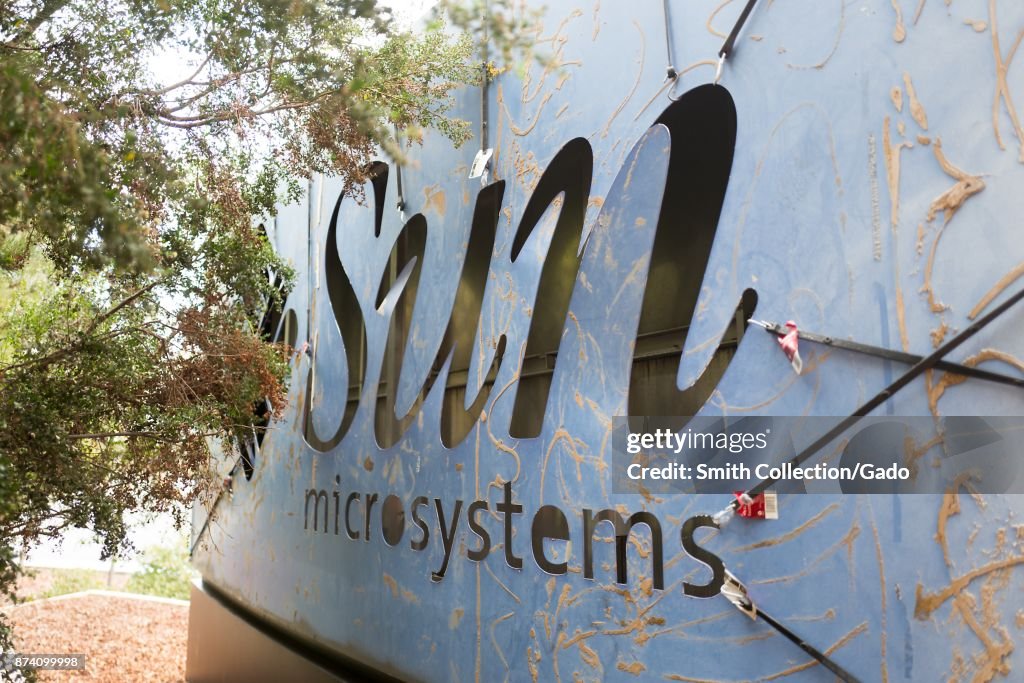 Sun Microsystems Old Sign