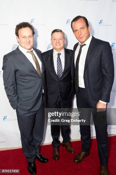 Writer / Producer Mitch Hurwitz, Ted Sarandos, Netflix Chief Content Officer and Actor Will Arnett attend the Saban Community Clinic's 50th...