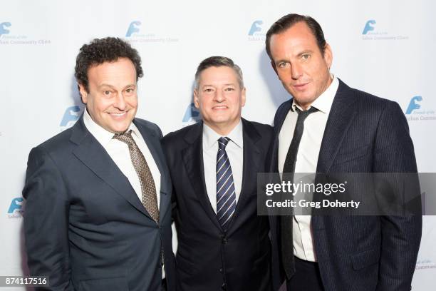 Writer / Producer Mitch Hurwitz, Ted Sarandos, Netflix Chief Content Officer and Actor Will Arnett attend the Saban Community Clinic's 50th...