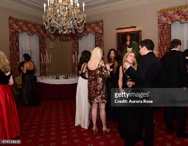 Atmosphere at Search and Care's Annual Yorkville Ball at Private Club on November 10, 2017 in New York City.