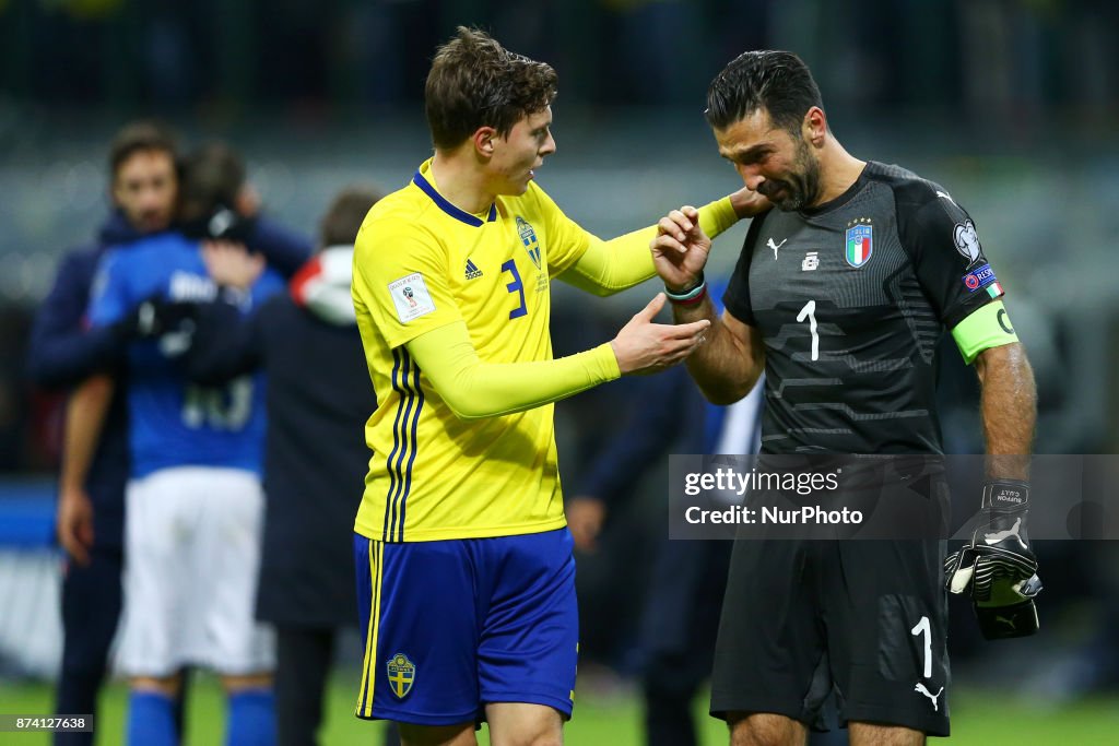 Italy v Sweden - FIFA 2018 World Cup Qualifier Play-Off: Second Leg