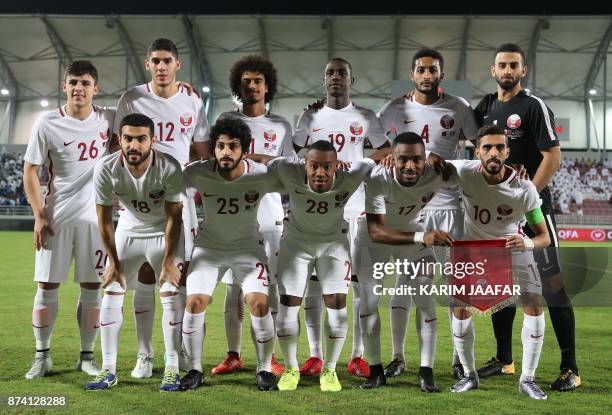 Qatar's Bassam Husham Alrawi, Karim Boudiaf, Akram Hassan Afif, Almoez Ali, Almahdi Ali Mukhtar, Saad nAl Sheeb Abdelkarim Salim al-Ali, Hamad...