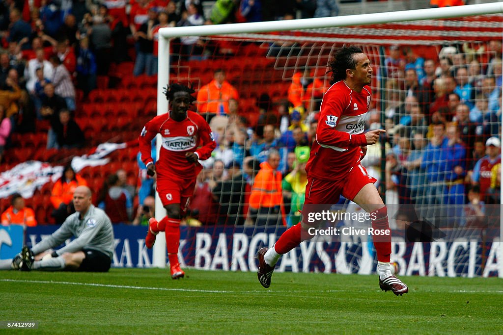 Middlesbrough v Aston Villa - Premier League