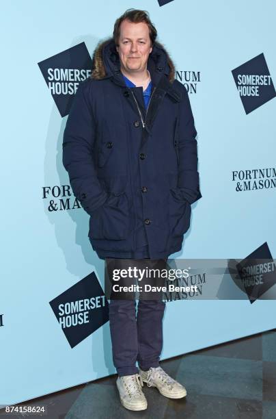 Tom Parker Bowles attends the opening party of Skate at Somerset House with Fortnum & Mason on November 14, 2017 in London, England. London's...