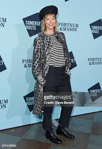 Sienna Guillory attends the opening party of Skate at Somerset House with Fortnum & Mason on November 14, 2017 in London, England. London's favourite...