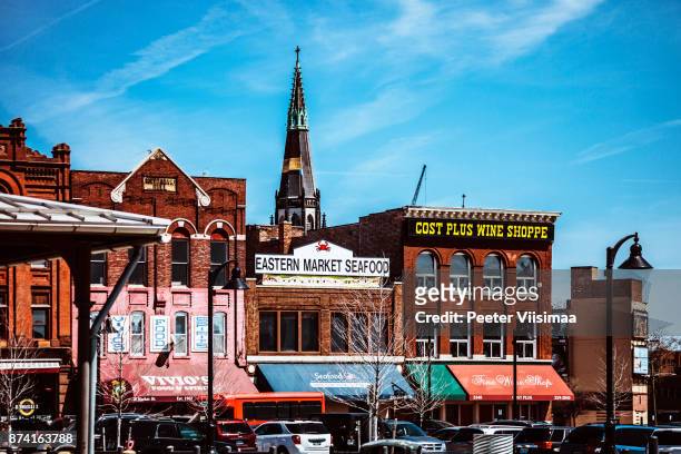detroit - eastern market - detroit michigan stock pictures, royalty-free photos & images