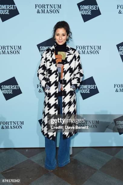 Jasmine Hemsley attends the opening party of Skate at Somerset House with Fortnum & Mason on November 14, 2017 in London, England. London's favourite...