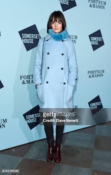Sam Rollinson attends the opening party of Skate at Somerset House with Fortnum & Mason on November 14, 2017 in London, England. London's favourite...