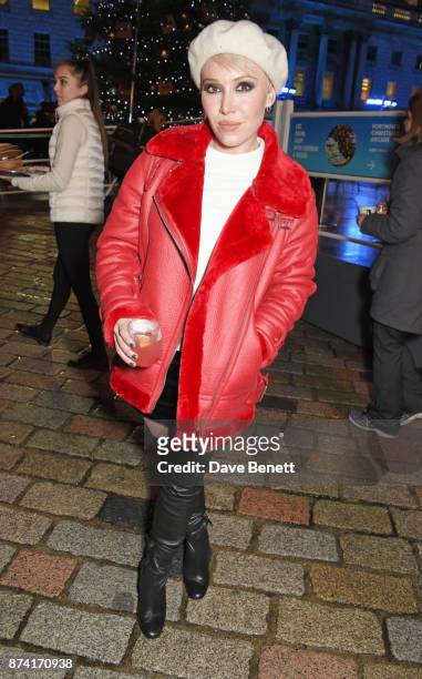 Daisy Lewis attends the opening party of Skate at Somerset House with Fortnum & Mason on November 14, 2017 in London, England. London's favourite...