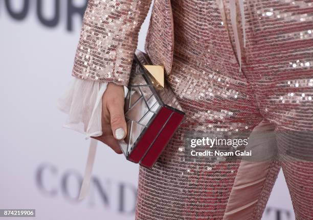 Singer Rachel Platten, purse detail, attends the 2017 Glamour Women of The Year Awards at Kings Theatre on November 13, 2017 in New York City.