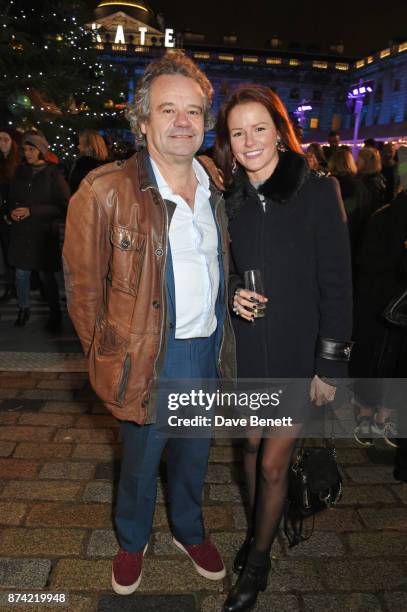 Mark Hix attends the opening party of Skate at Somerset House with Fortnum & Mason on November 14, 2017 in London, England. London's favourite...
