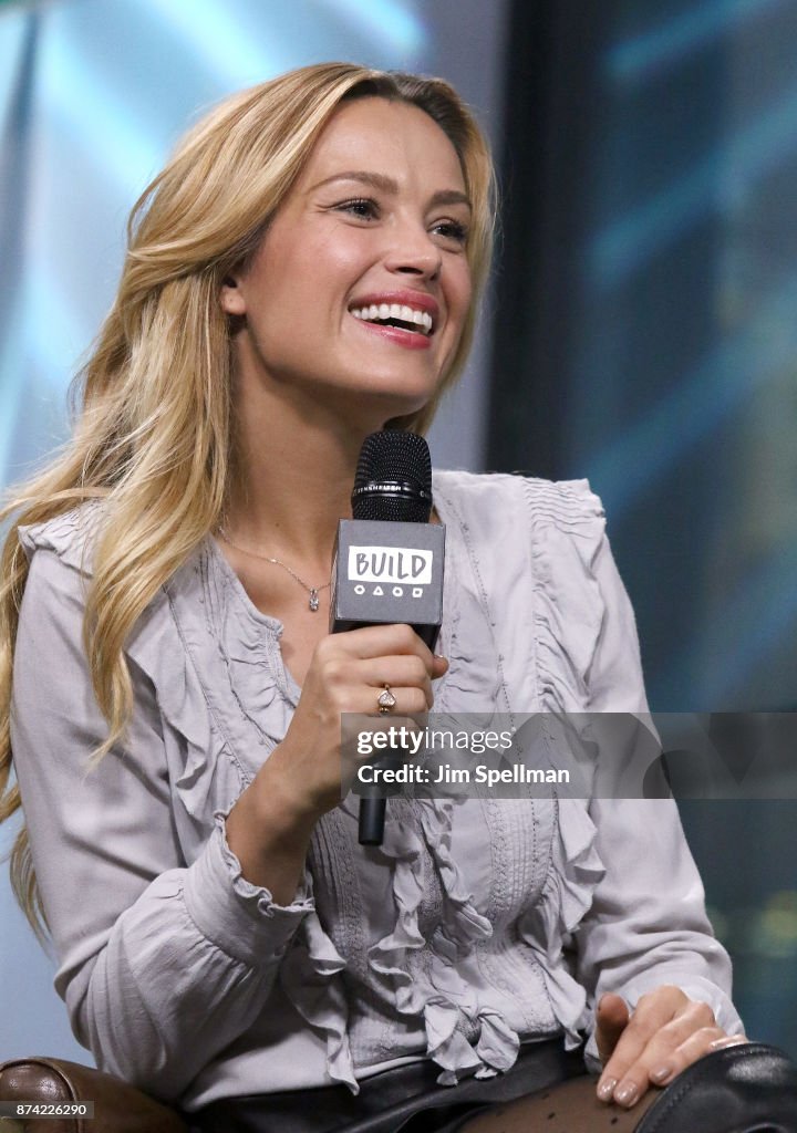 Model Petra Nemcova attends Build to discuss Hands and Hearts - Smart