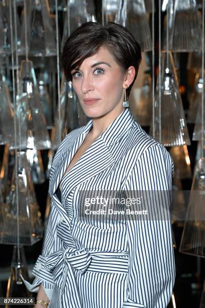 Vicky McClure attends the unveiling of 'The Tree of Glass' by Lee Broom with Nude at Aqua Shard on November 14, 2017 in London, England.