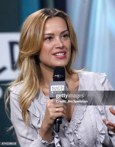 Model Petra Nemcova attends Build to discuss Hands and Hearts - Smart