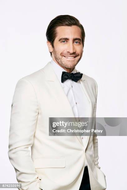 Actor Jake Gyllenhaal poses for a portrait at the 31st Annual American Cinematheque Awards Gala at The Beverly Hilton Hotel on November 10, 2017 in...