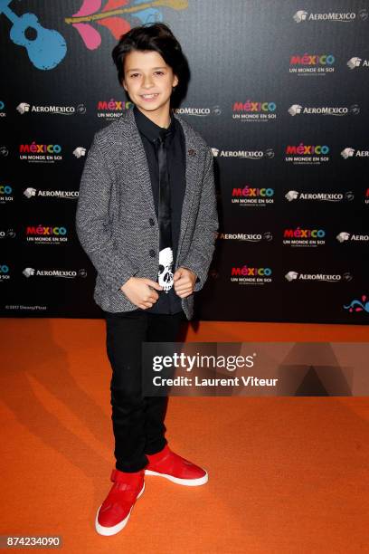 Actor Andrea Santamaria attends "Coco" Special Screening at Le Grand Rex on November 14, 2017 in Paris, France.