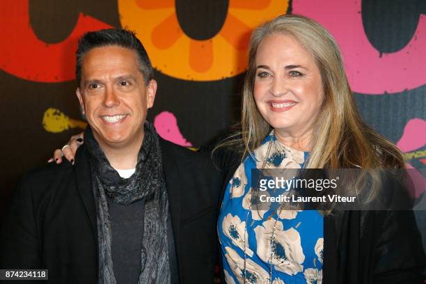 Director Lee Unkrich and Producer Darla K. Anderson attend "Coco" Special Screening at Le Grand Rex on November 14, 2017 in Paris, France.
