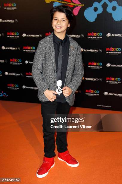 Actor Andrea Santamaria attends "Coco" Special Screening at Le Grand Rex on November 14, 2017 in Paris, France.