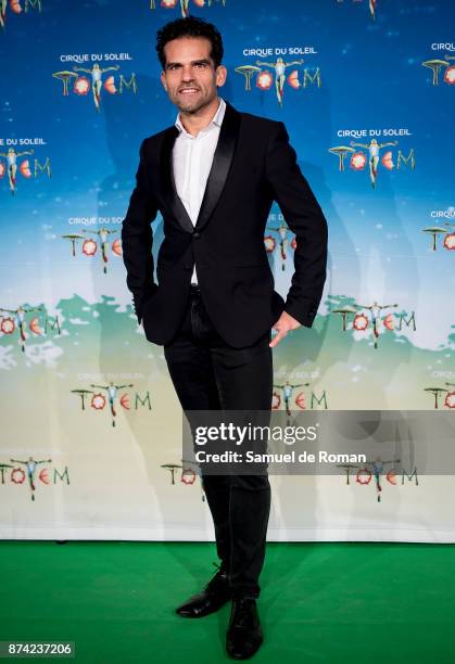 Antonio Najarro during 'Cirque Du Soleil' Premiere in Madrid on November 14, 2017 in Madrid, Spain.