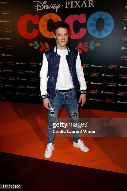 Lenny Kim attends "Coco" Special Screening at Le Grand Rex on November 14, 2017 in Paris, France.