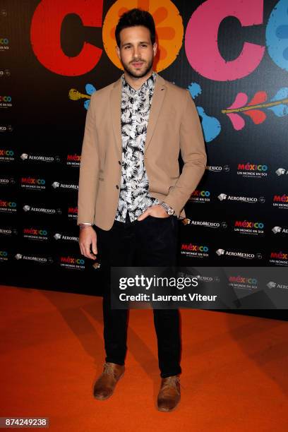 Damien Lauretta attends "Coco" Special Screening at Le Grand Rex on November 14, 2017 in Paris, France.