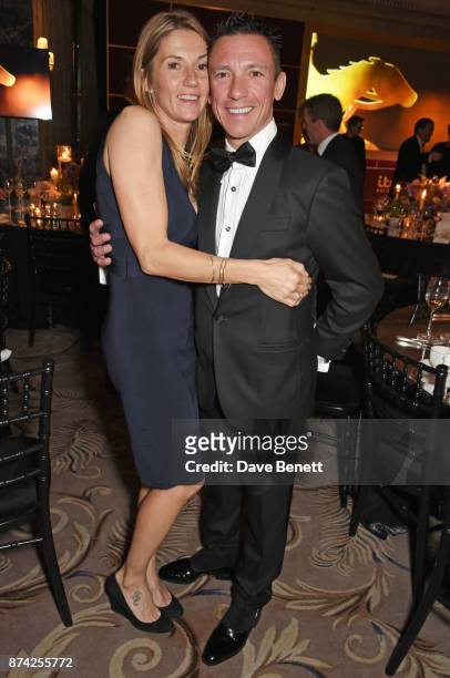 Catherine Dettori and Frankie Dettori attend The Cartier Racing Awards 2017 at The Dorchester on November 14, 2017 in London, England.