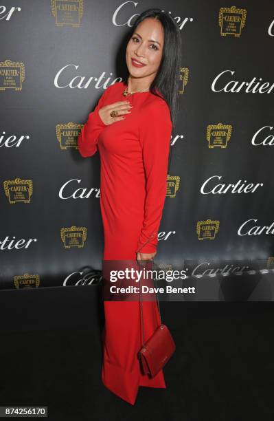 Vicky Lee attends The Cartier Racing Awards 2017 at The Dorchester on November 14, 2017 in London, England.