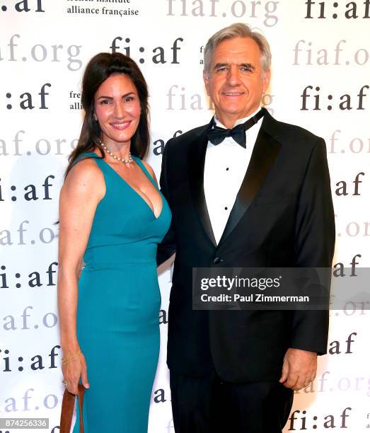 Pamela Haskell and Christopher Haskell attend the 2017 Trophee Des Arts Awards Gala at The Plaza Hotel on November 13, 2017 in New York City.