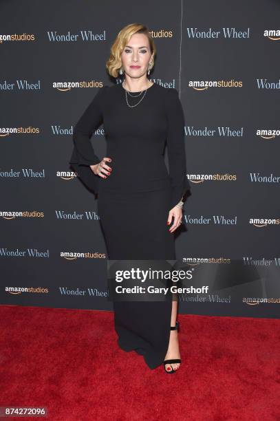 Kate Winslet attends the "Wonder Wheel" New York screening at the Museum of Modern Art on November 14, 2017 in New York City.